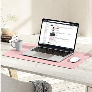 Stylish Pink Desk Mat for Home Office